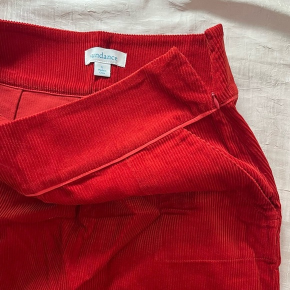 Sundance Scarlet Corduroy Skirt - Picture 3 of 7